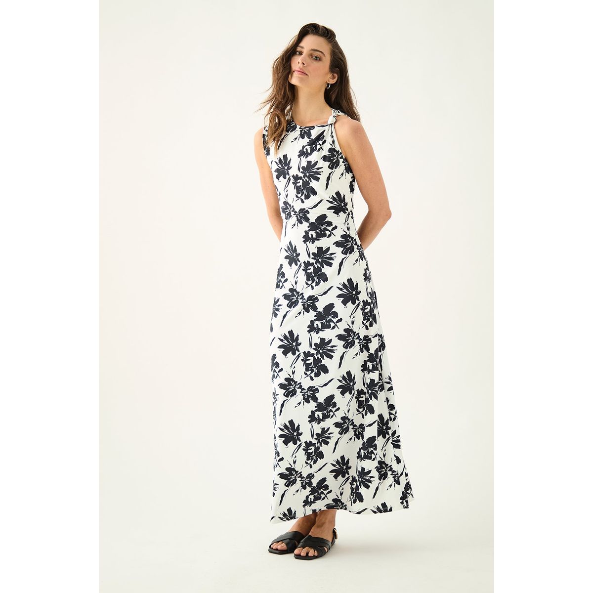 ASH - Vestido Largo Negro Mujer Ash