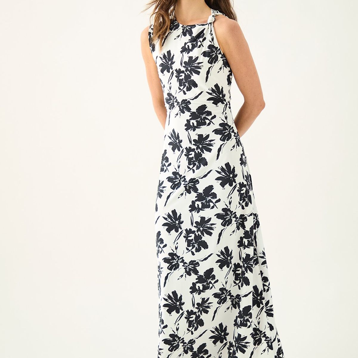 ASH - Vestido Largo Negro Mujer Ash