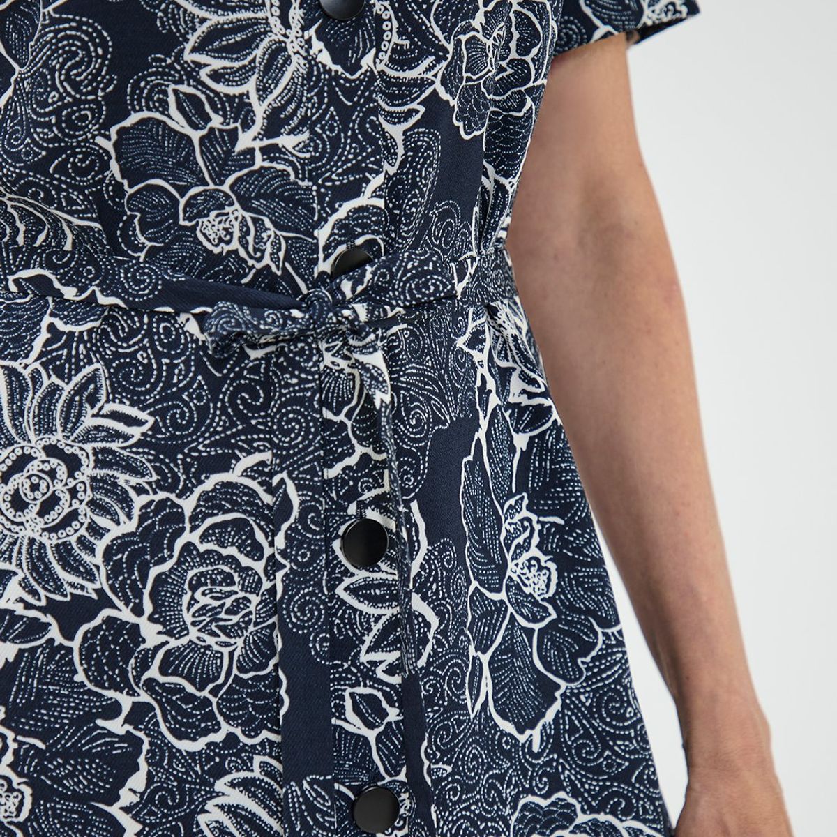 MA GRIFFE - Vestido Largo Azul Marino Mujer Magriffe