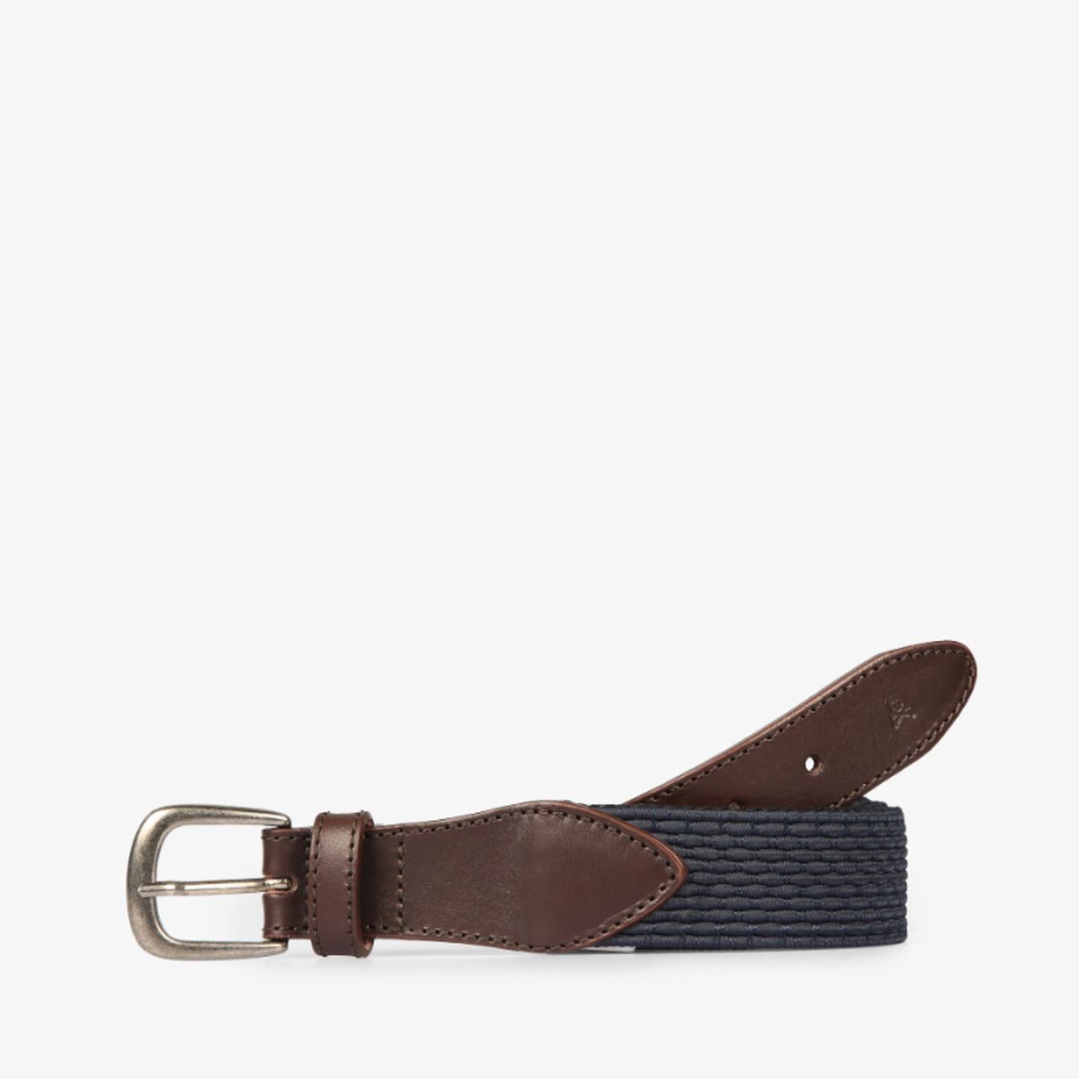 SCALPERS - Elastic Braided Belt Navy