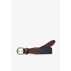 SCALPERS - Elastic Braided Belt Navy