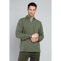 GUY LAROCHE - Polera Pique Manga Larga