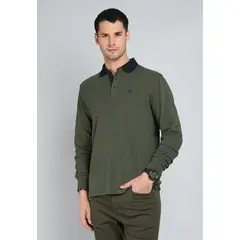 GUY LAROCHE - Polera Cuello Polo Manga Larga