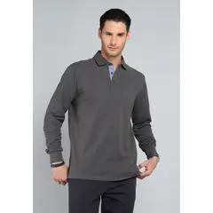 GUY LAROCHE - Polera Pique Manga Larga