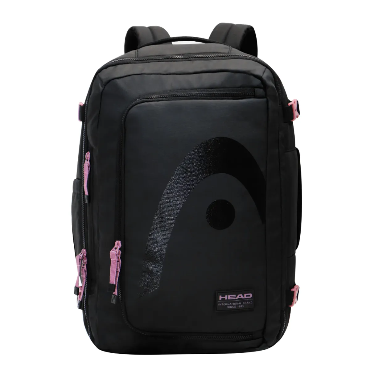 HEAD - Mochila De Viaje Around Reverse Negro Malva Calidad Head