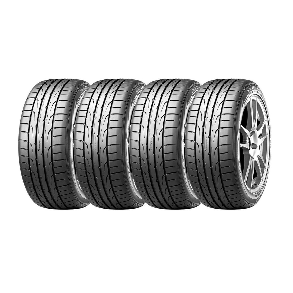 DUNLOP - Set 4 Neumatico 215/40r17 Dunlop Dz102 Ht 87w
