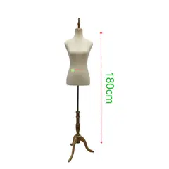 GENERICO - Torso Maniqui Dama Con Pedestal Para Sastre Costura Modista