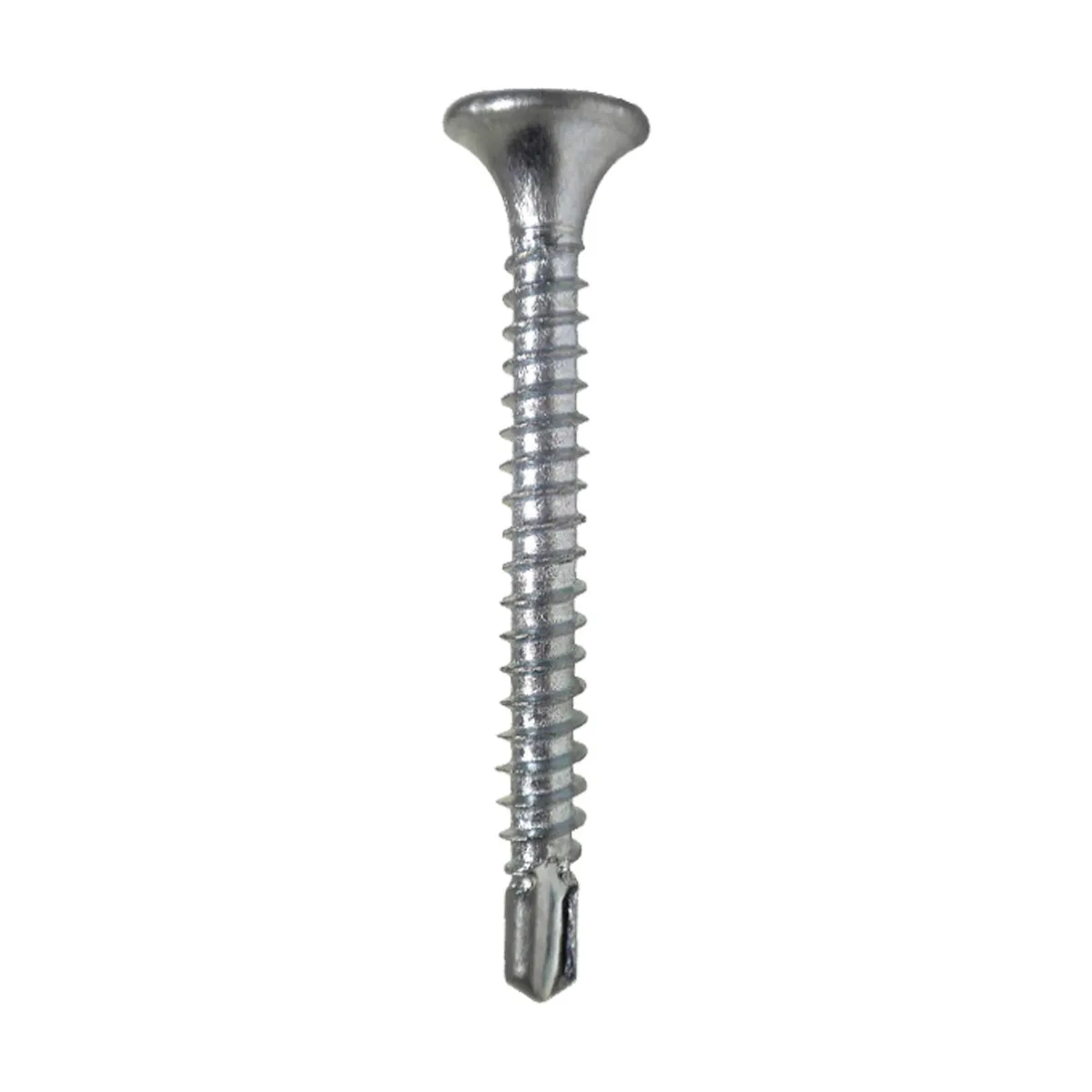 GENERICO - Tornillo Cabeza Plana Punta Broca 6x5/8" 100 Unidades