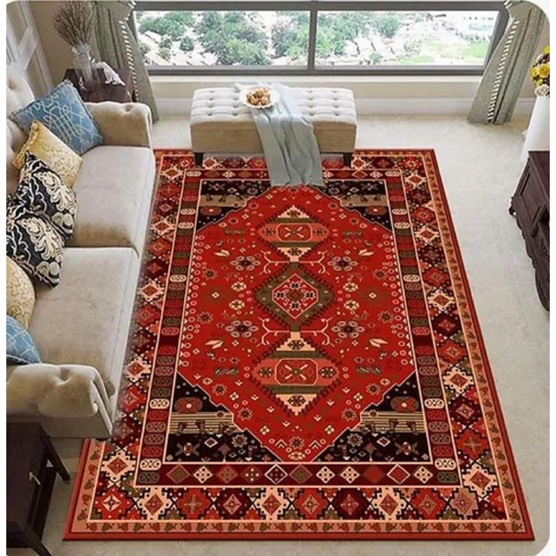 GENERICO - alfombra con diseño tribal multicolor 200x240 gran sol