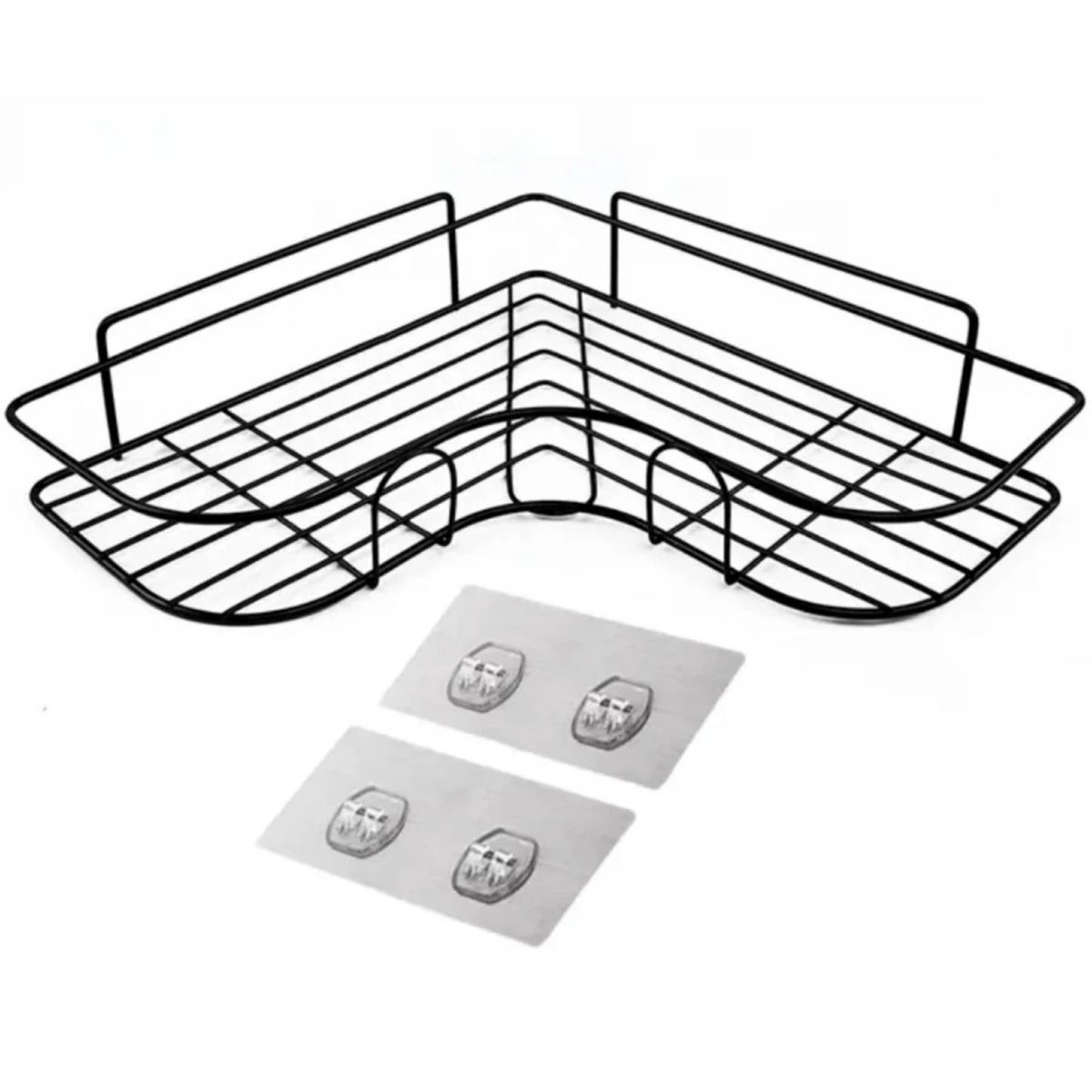 GENERICO - Organizador De Ducha Esquinero Adhesivo Inoxidable - SC