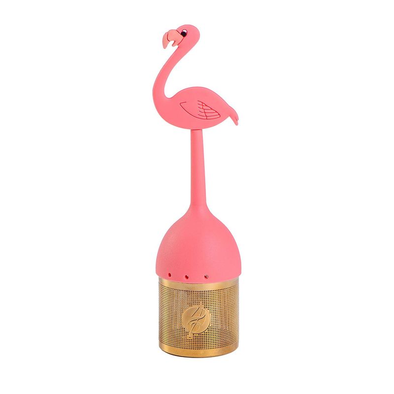 ADAGIO TEAS - Infusor de Goma para Té Flamingo Rosado