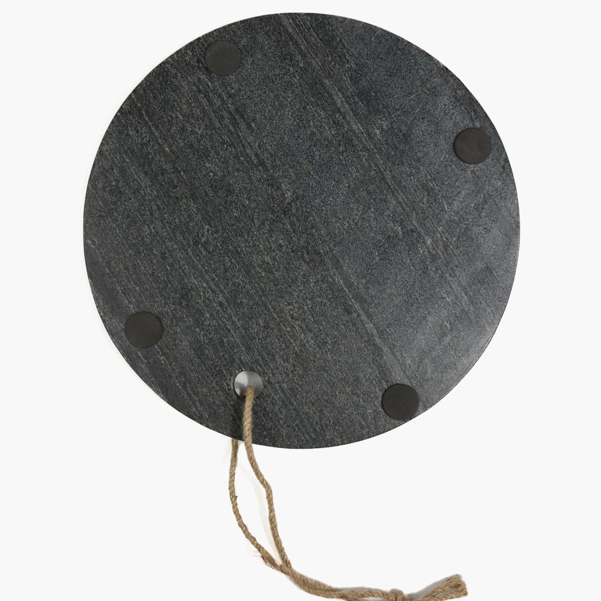 LOUNGE - Tabla Mármol Redonda Negro LOUNGE