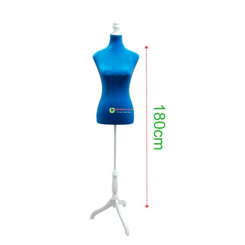 GENERICO - Torso Maniqui Dama Con Pedestal Para Sastre Costura Modista