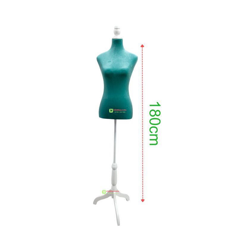 GENERICO - Torso Maniqui Dama Con Pedestal Para Sastre Costura Modista