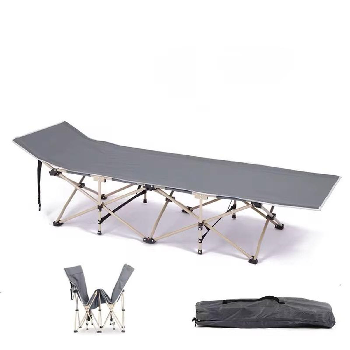 ACTUAL - Cama de Camping Plegable Catre de Campaña Con Bolso