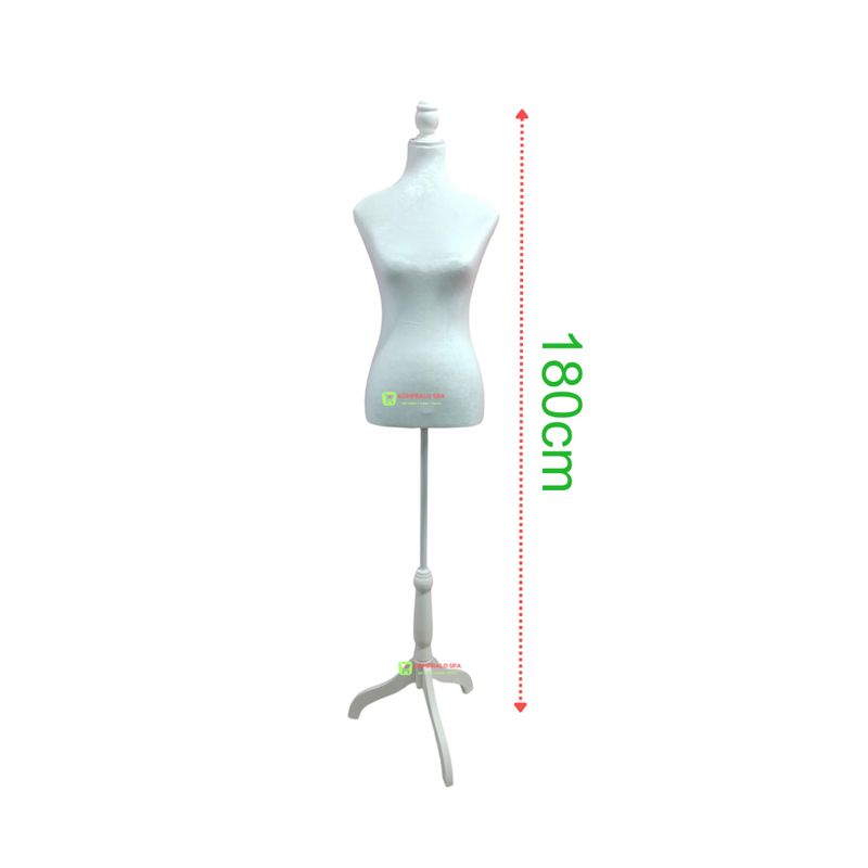 GENERICO - Torso Maniqui Dama Con Pedestal Para Sastre Costura Modista