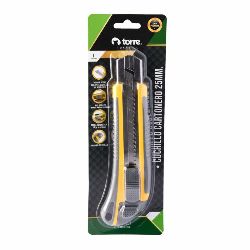 TORRE - Repuesto Cuchillo Cartonero Xl 25mm 10 Unidades Torre