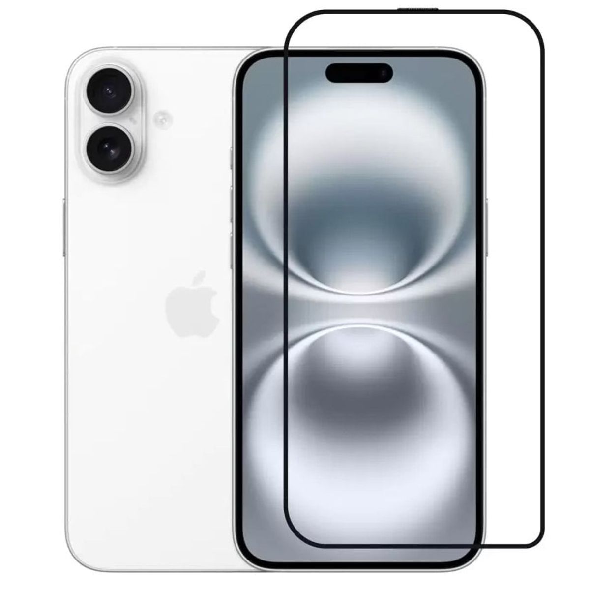 GENERICO - Lamina Vidrio Para iPhone 16 - Protector completa templada