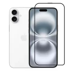 GENERICO - Lamina Vidrio Para iPhone 16 - Protector completa templada
