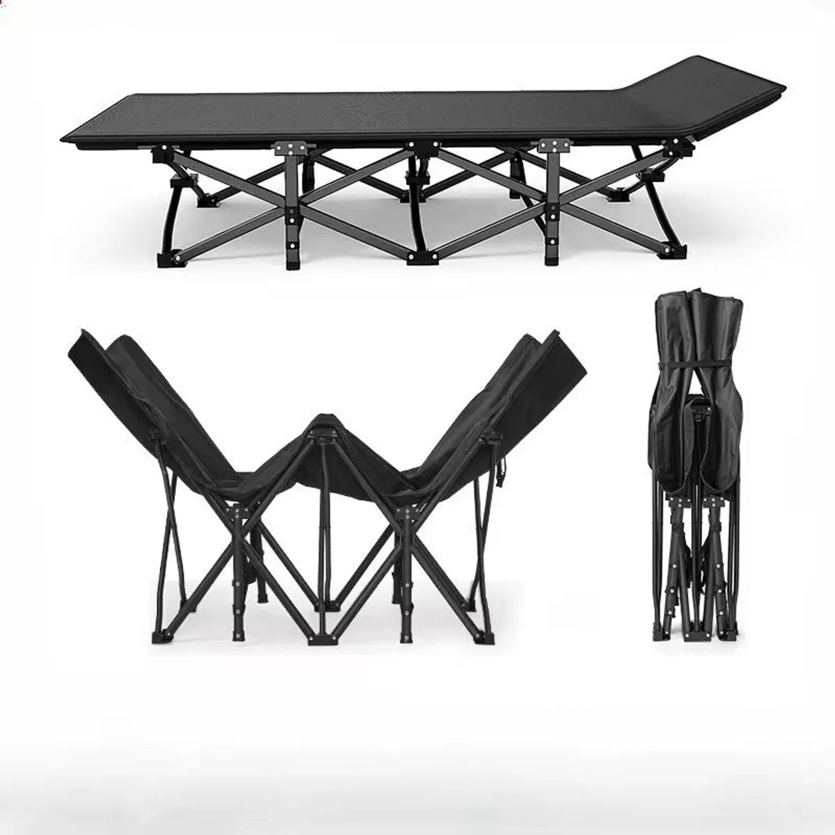 ACTUAL - Cama de Camping Plegable Catre de Campaña Con Bolso