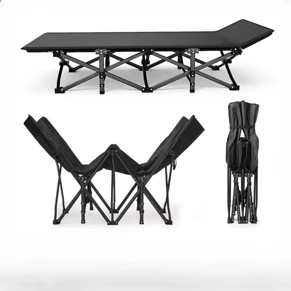 ACTUAL - Cama de Camping Plegable Catre de Campaña Con Bolso