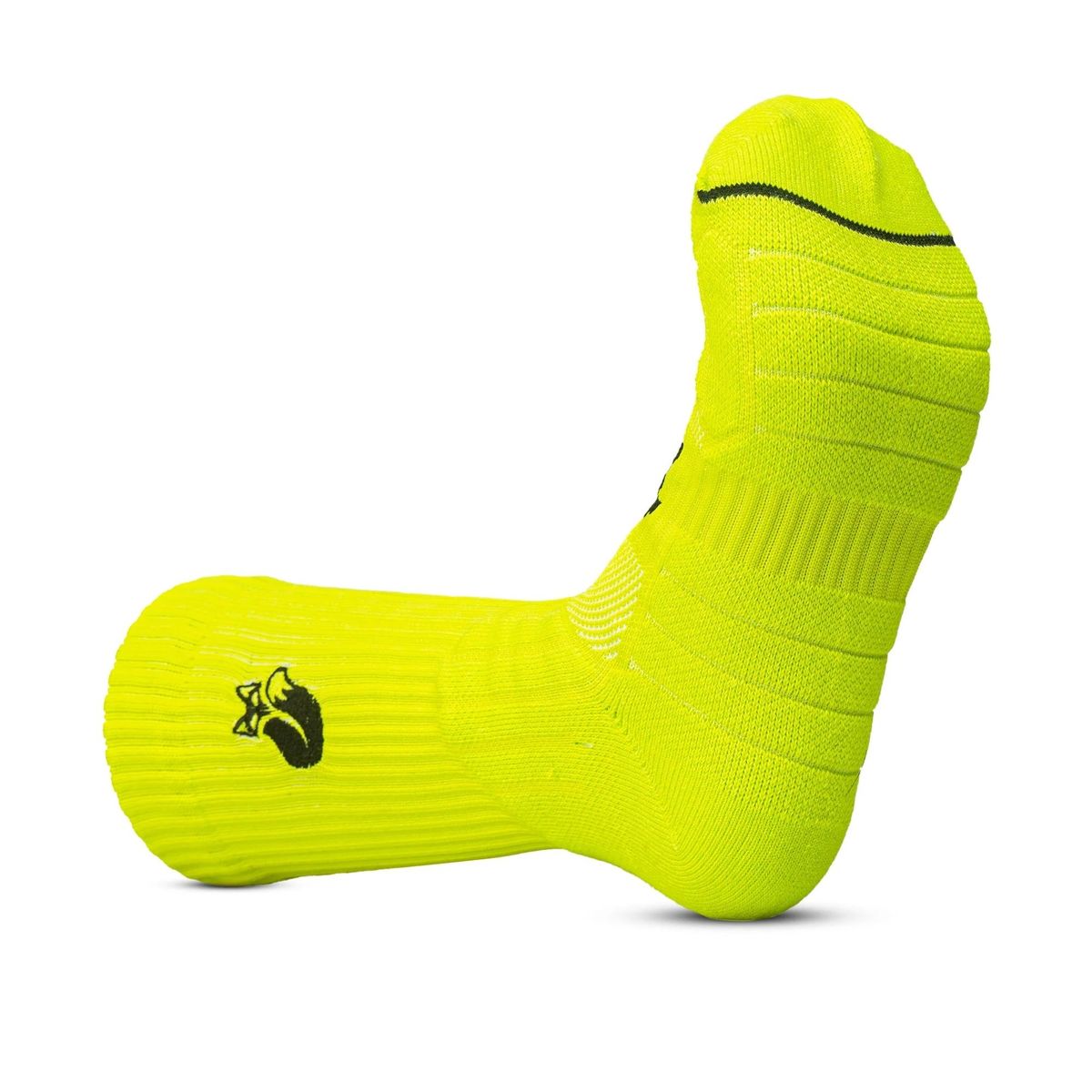 TILKI - Calcetín Tilki Crew D1 Lehinde Amarillo Fluor Tenis Padel