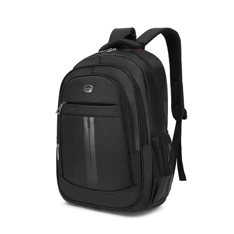 GENERICO - Mochila Negra Unisex Urbana Gran Capacidad Impermeable Universitaria