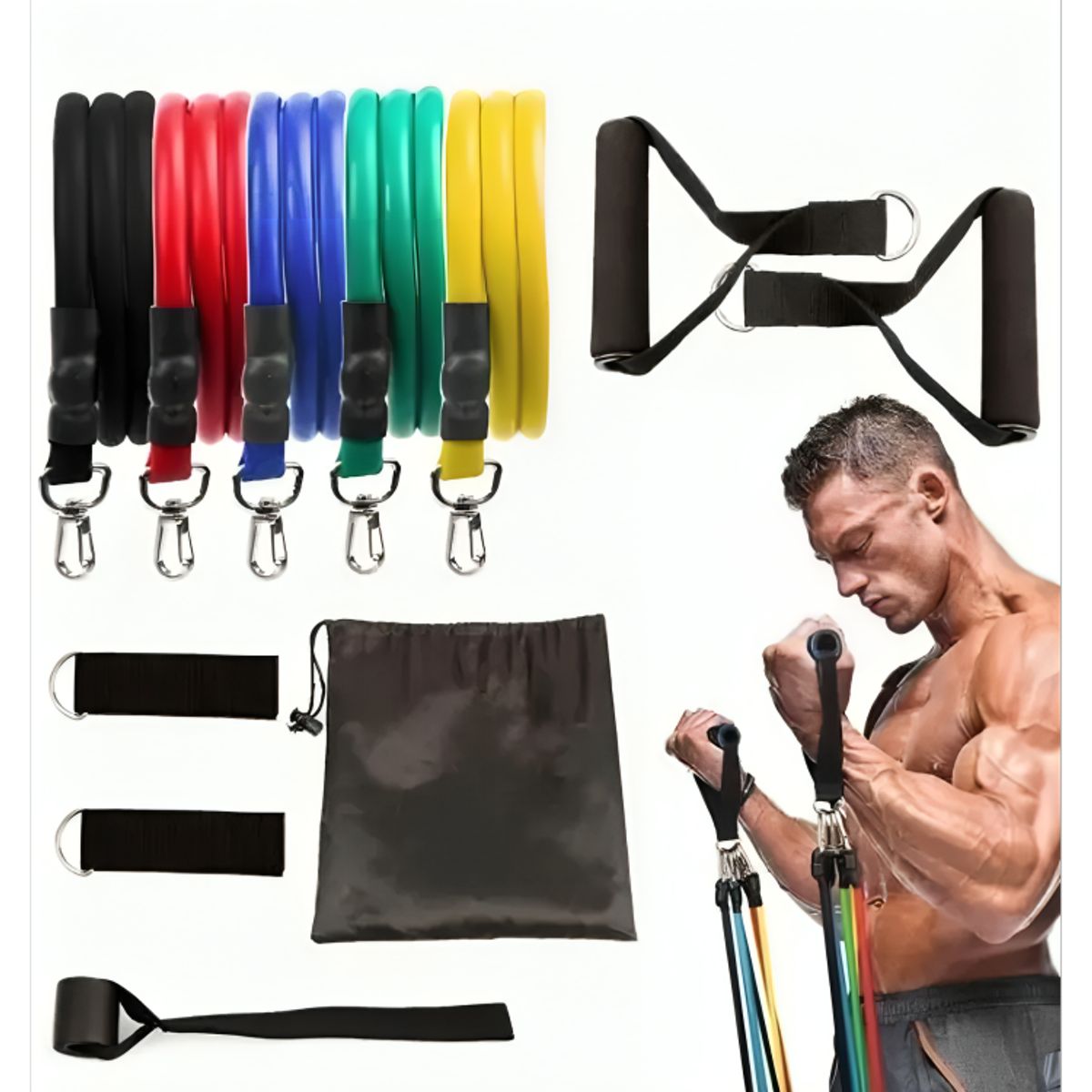 OEM - Kit Bandas Elásticas De Resistencia Ejercicio