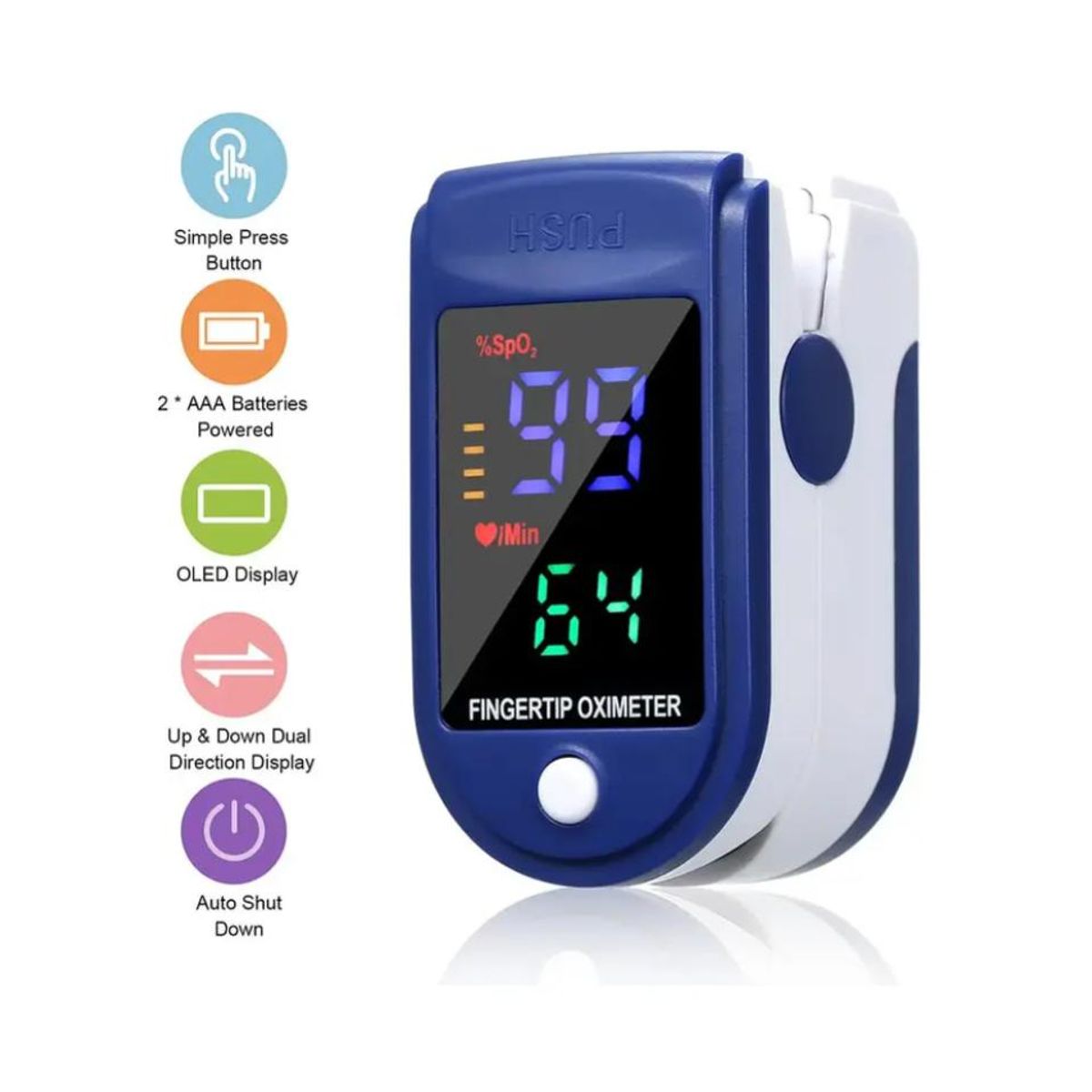OEM - Saturómetro Oxímetro De Pulso Pantalla