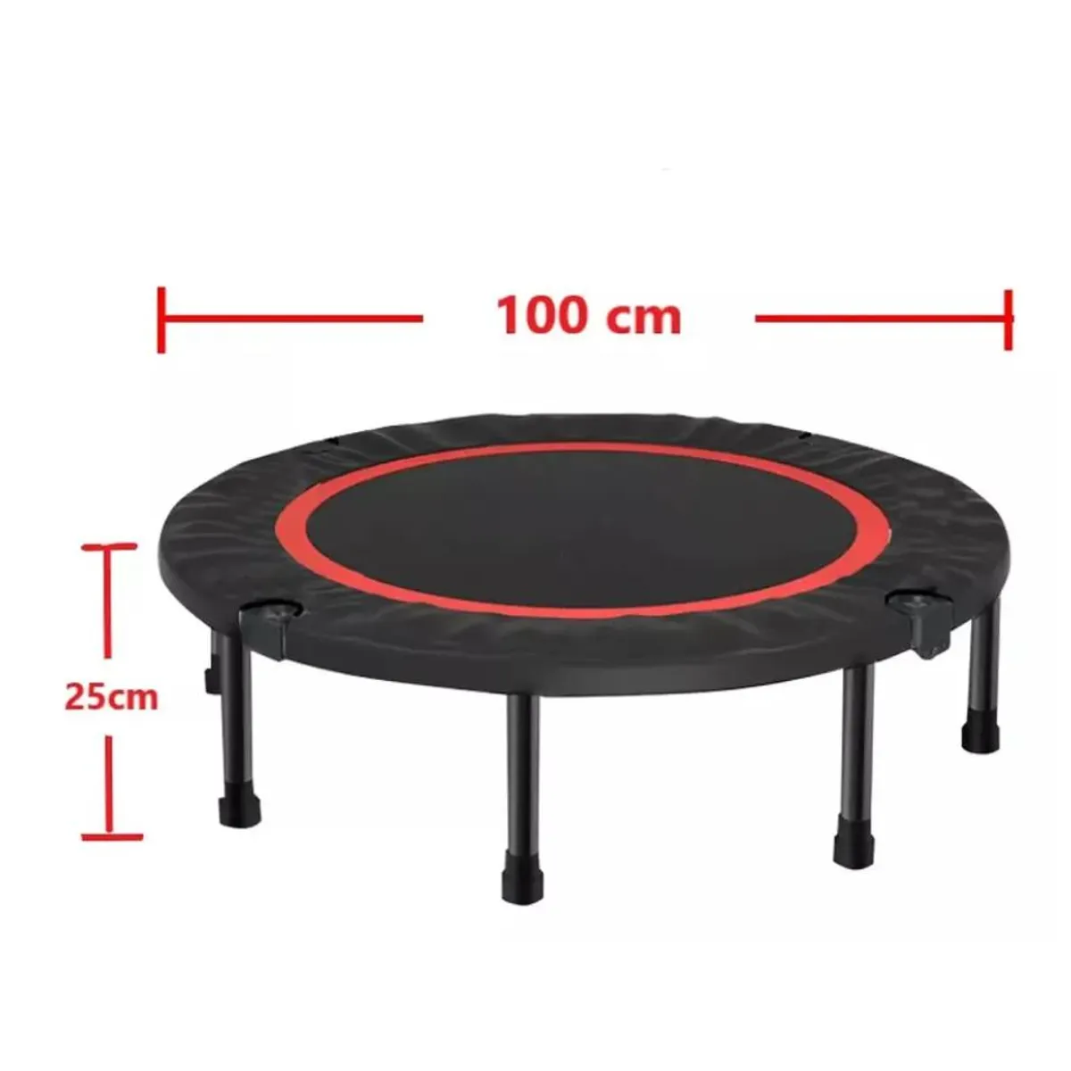 OEM - Trampolín Home Fitness Plegable 100cm Cama Elástica Portátil