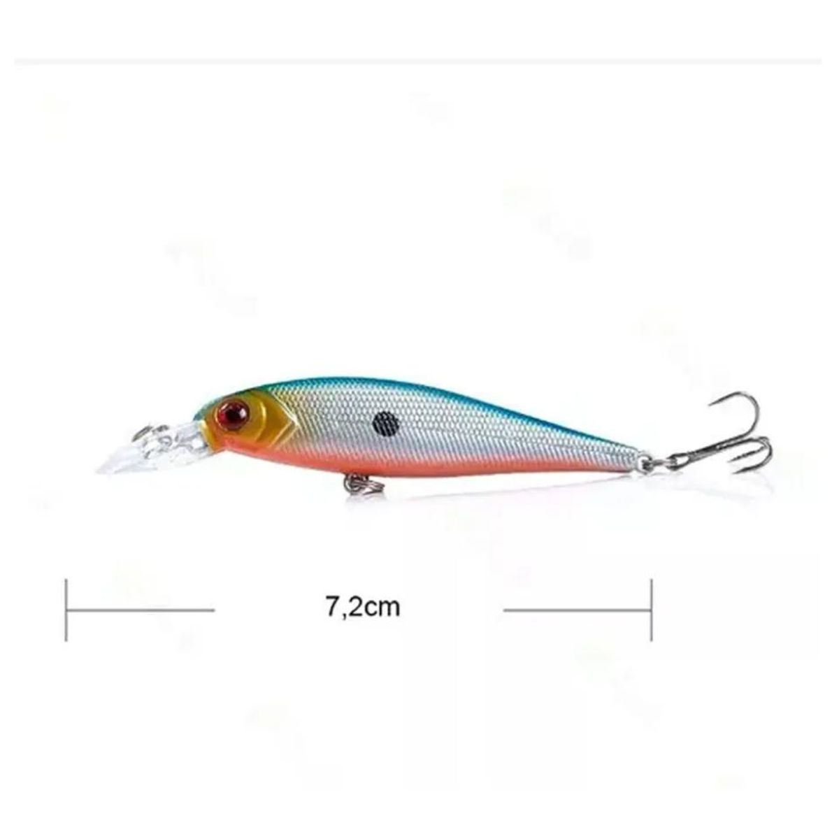 OEM - Pack 10 Señuelos Pesca Rapala 72cm Lenguado Corvina