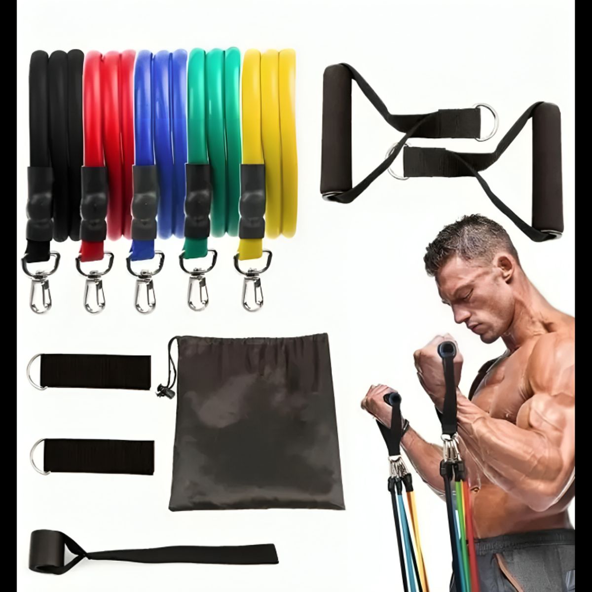 OEM - Kit Bandas Elásticas De Resistencia Ejercicio.