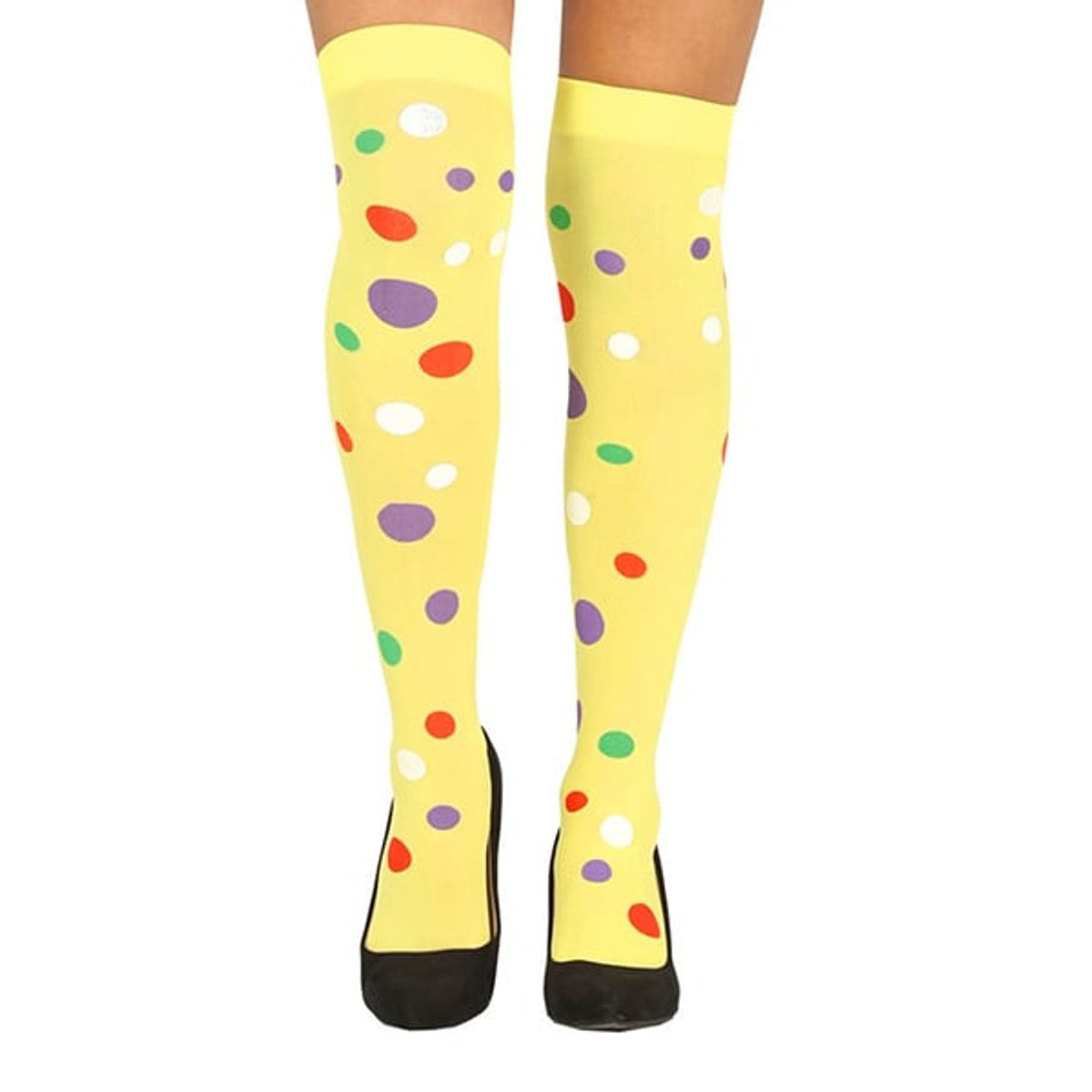 GENERICO - PANTY AMARILLO POLKA COLORES X1 UNI