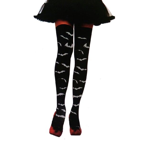 PANTY MURCIELAGO NEGRO CON BLANCO X1 UNI