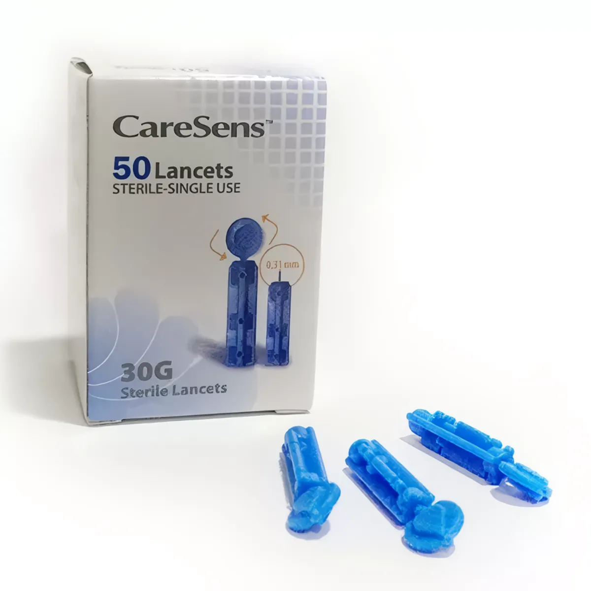 GENERICO - Lancetas 150 Unidades Glucometro Caresens