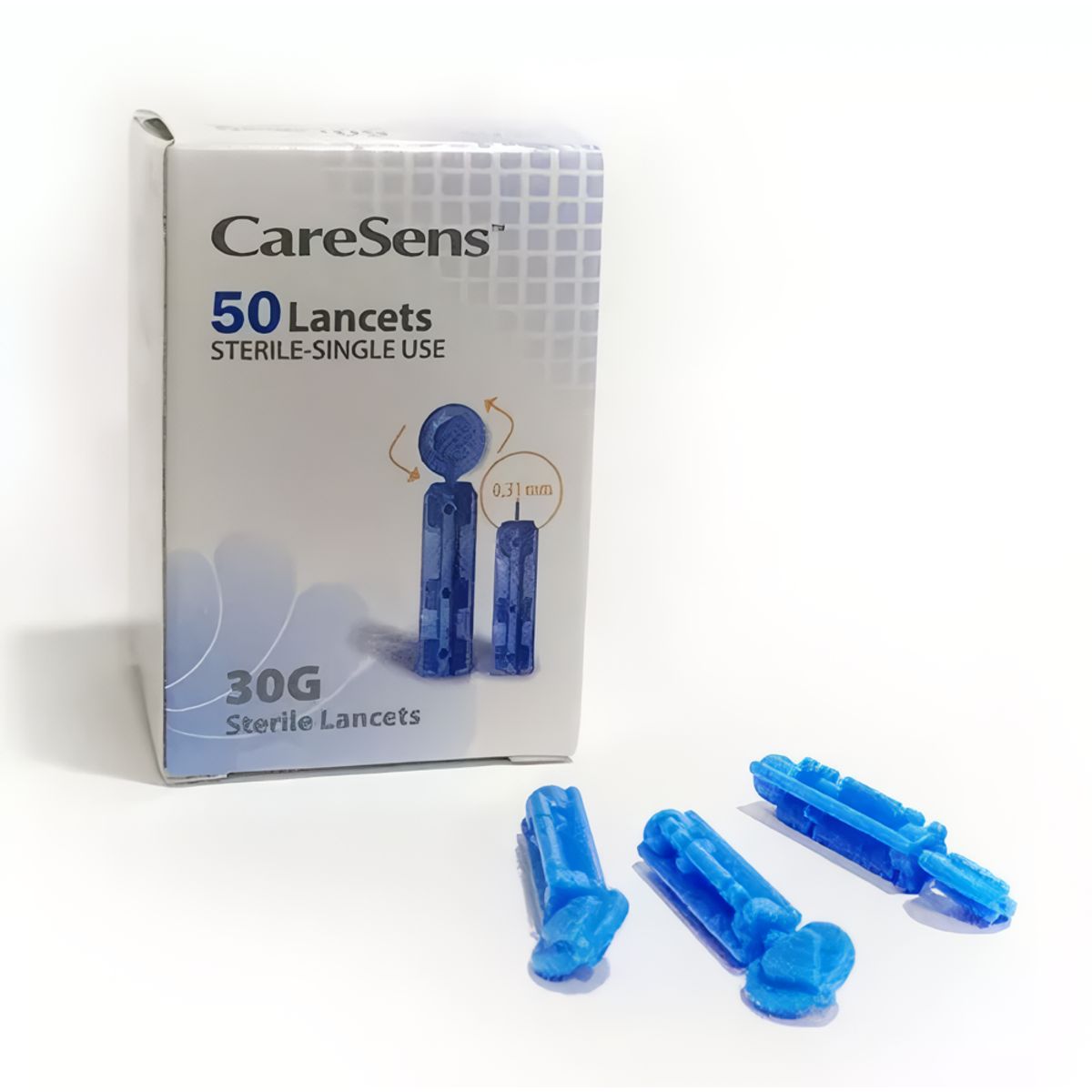 GENERICO - Lancetas 150 Unidades Glucometro Caresens