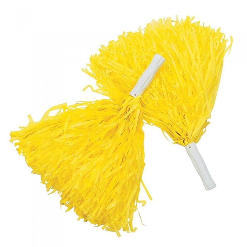 GENERICO - PORRAS 32CM AMARILLO X2 UNI