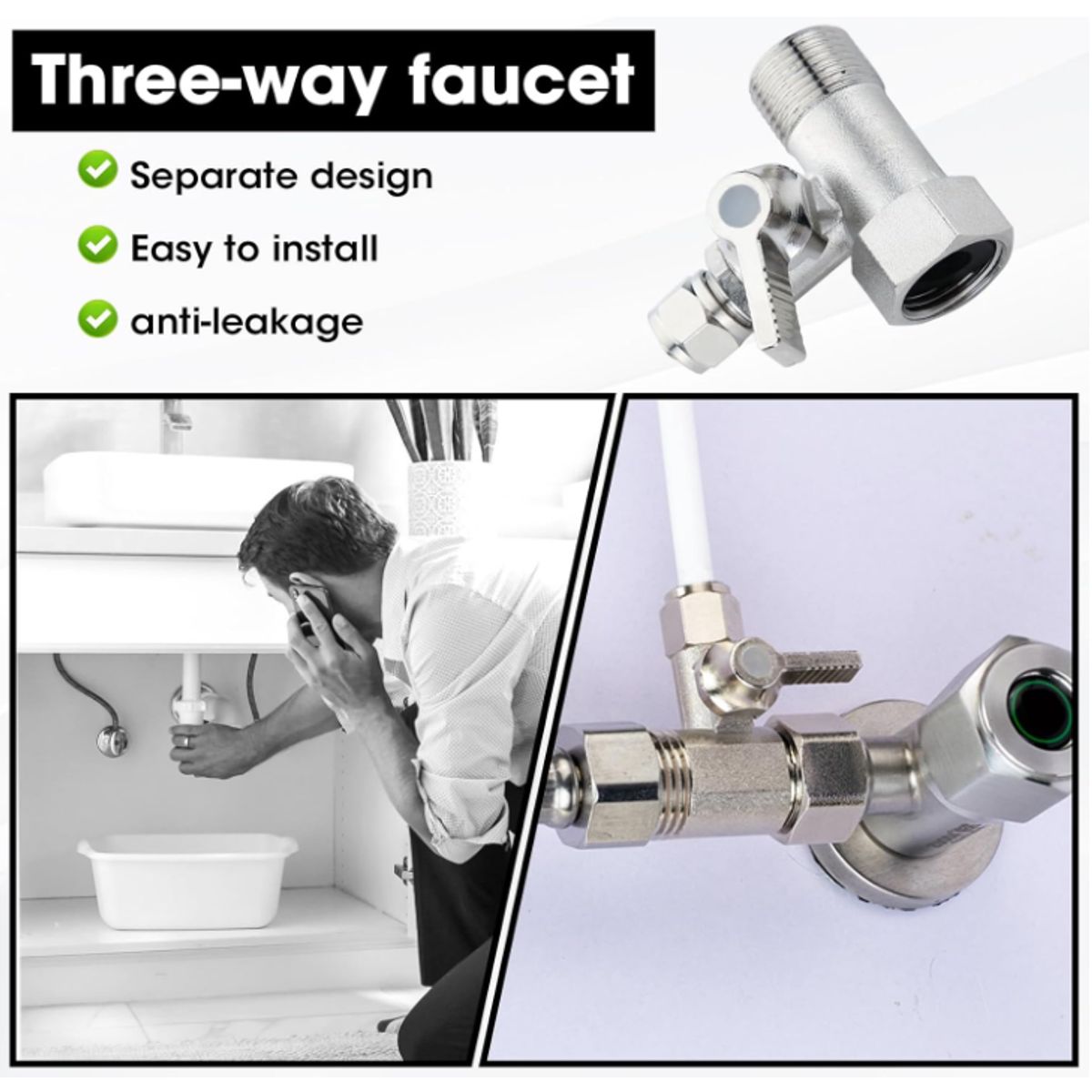 KUANGYE - Llave Conexión De Derivacion Para 1-2 A 1-4