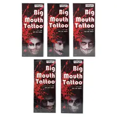 GENERICO - TATUAJE BOCA X12 PCS