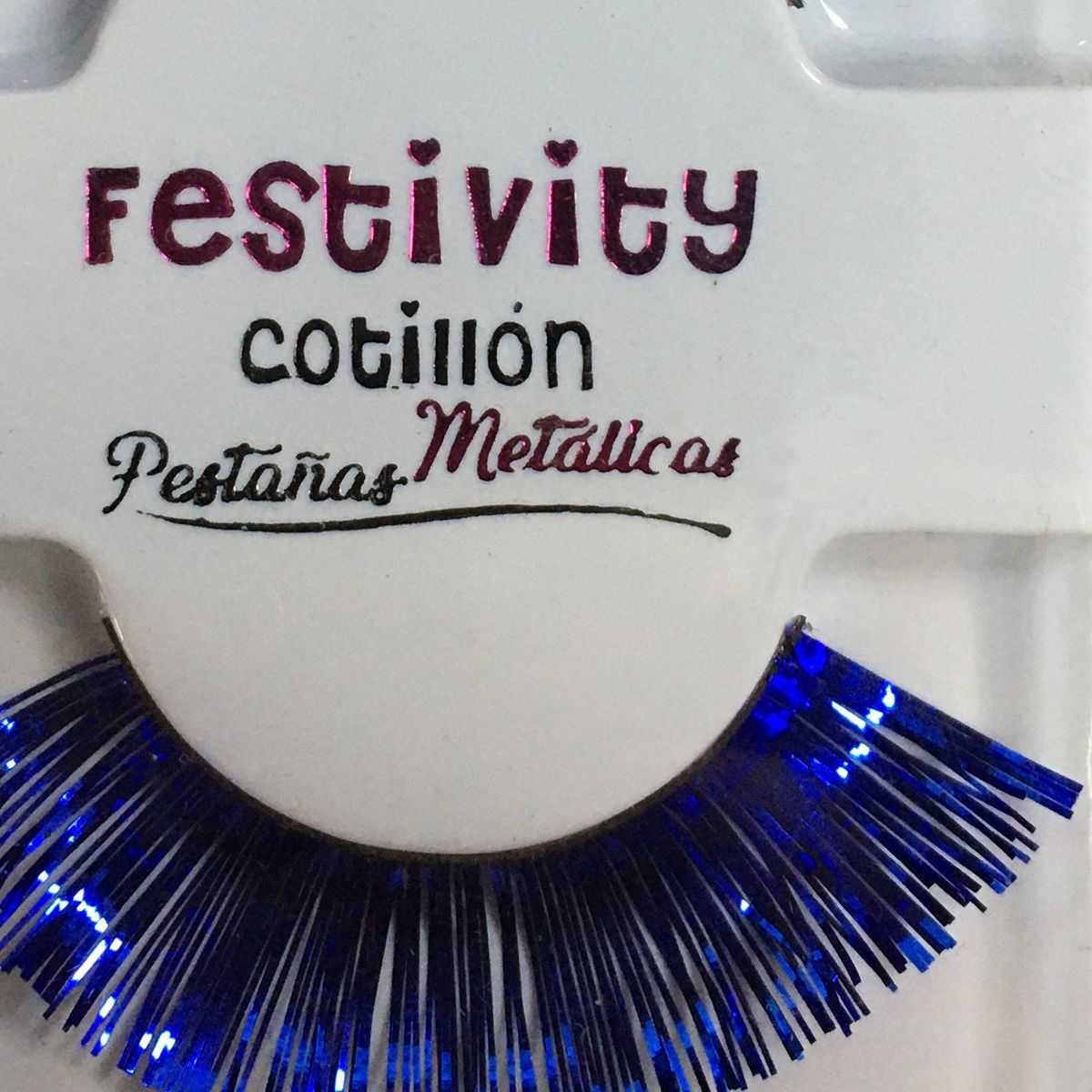 GENERICO - PESTA?A METALICA AZUL X1 UNI