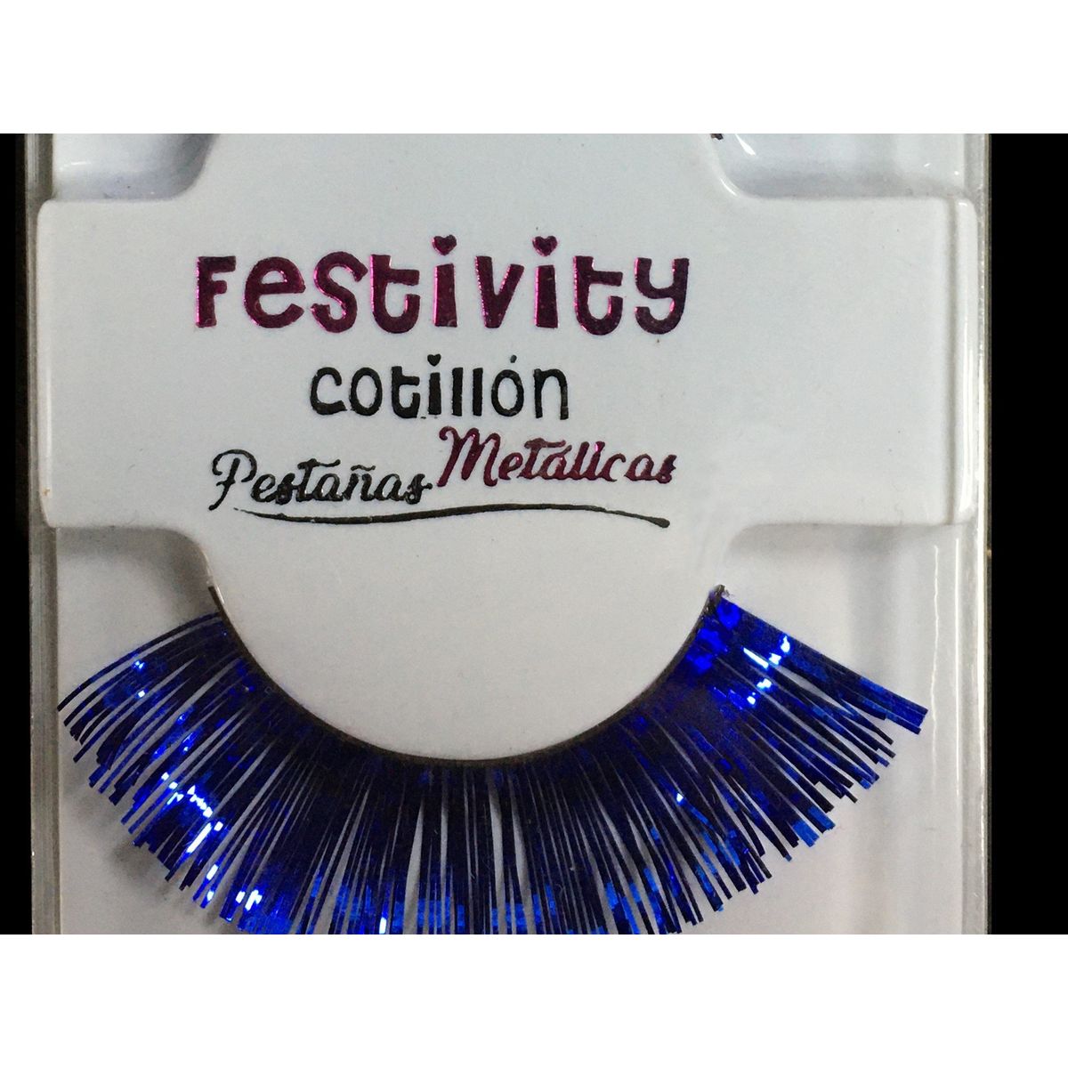 GENERICO - PESTA?A METALICA AZUL X1 UNI