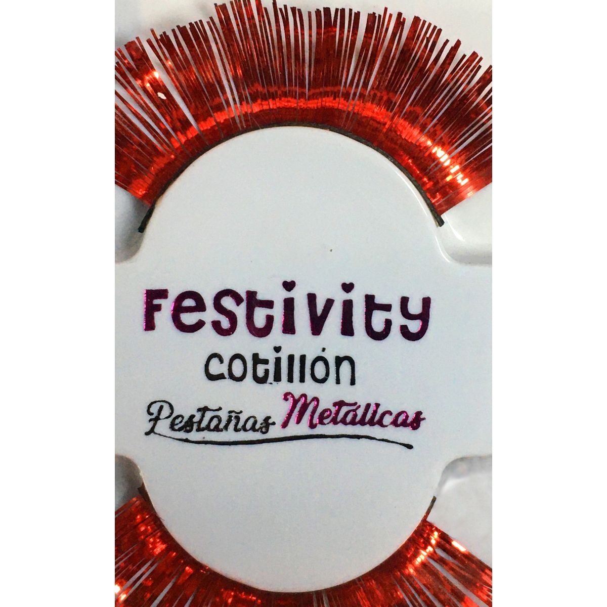 GENERICO - PESTA?A METALICA ROJO X1 UNI