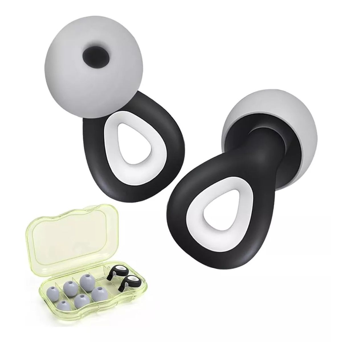 KUANGYE - Tapones Anti Ruido Para Niños Y Adultos 3piezas 3 Tallas