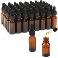 Frascos De Vidrio Con Gotario 30ml Ambar Pack 25