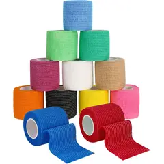 KUANGYE - 12 Vendas Compatibles Con Coban Autoadherente De 7.5cmx4.5m