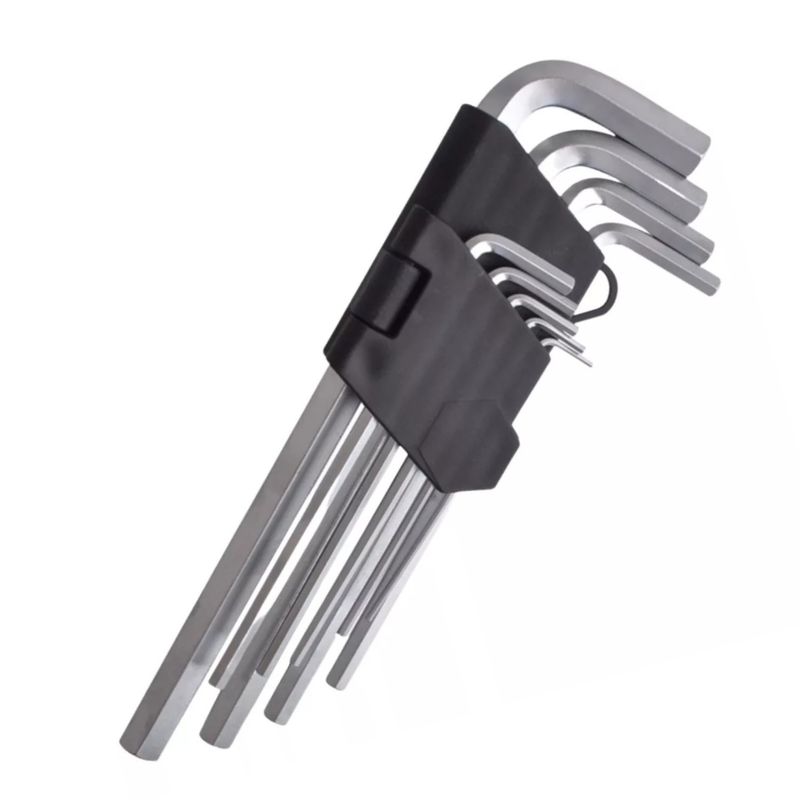 OEM - Kit Llaves Allen 9 Piezas Largas con Soporte 12879