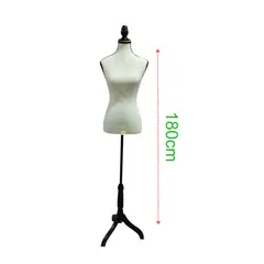 GENERICO - Torso Maniqui Dama Con Pedestal Para Sastre Costura Modista