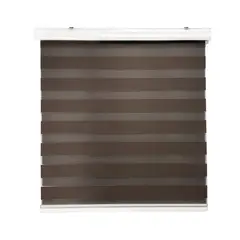 GUIZA - Cortina Roller Duo Zebra Dia y Noche 60 x 200 Cm