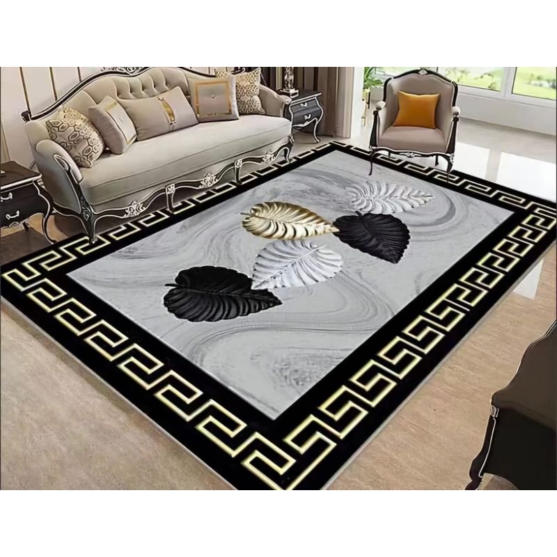 GENERICO - ALFOMBRA O TAPETE CON DISEÑO DE HOJAS 200X240CM TENG