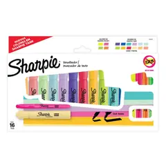 SHARPIE - Set de Destacadores Tank y Pocket 16 Unidades